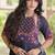 kora cotton multi thread embroidered real mirror work gown  12 meter flair designer ethnic dress 