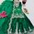 dark green color codding embroidery sequins work satin kurti sharara set