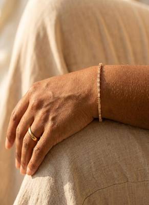 Elegant Gold Tone Baguette CZ Tennis Bracelet for Women, Minimalist Crystal Bracelet for Wedding, Party & Everyday Wear 4