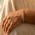 Elegant Gold Tone Baguette CZ Tennis Bracelet for Women, Minimalist Crystal Bracelet for Wedding, Party & Everyday Wear