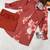 Orange Color Brush floral digital print work Silk Blend Shirt Palazzo Set