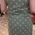 Green pure cotton mirror work bandhani printed kurta set
