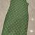 Green pure cotton mirror work bandhani printed kurta set