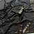 Black Color Jacquard Weaving Work Georgette Saree