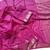 Pink Color Jacquard Weaving Work Georgette Saree