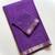 Purple Color Jacquard Weaving Work Georgette Saree