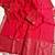 Red Color Jacquard Weaving Work Georgette Saree