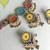  handcrafted multicolour fabric kundan & pearl coin choker set