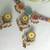  handcrafted multicolour fabric kundan & pearl coin choker set