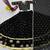 Black Embroidery Sequins work Faux Georgette Navratri Lahenga Choli Set