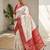 Off White Color Jacquard Weaving Silk Blend Saree