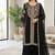 Black Color Sequence  Embroidery Work Silk blend Salwar Suit