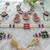  handcrafted rani pink & green fabric kundan pearl bridal combo set
