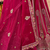 rani pink color Multi Thread and Sequins and Zari Embroidered and Crystal Beads work silk blend Lehenga Choli set