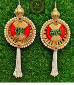 decorative shubh labh moti chudi latkan hanging perfect for home decor hanging for main door decor  (pack of 2)