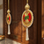 decorative shubh labh moti chudi latkan hanging perfect for home decor hanging for main door decor  (pack of 2)