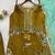 mehndi color embroidery work silk blend salwar suit