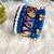  handcrafted royal blue teardrop mirror & pearl bangle stack (for both hands)