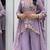 Lavender Color Sequence Embroidery Work Silk Blend Salwar Suit