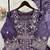 Lavender Color Sequence Embroidery Work Silk Blend Salwar Suit