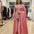 Pink  Color Sequence Embroidery Work Silk Blend Salwar Suit