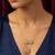 gold plated triple layer kundan necklace