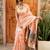 supriya  handloom cotton blend saree with zari motifs & pallu 