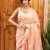 supriya  handloom cotton blend saree with zari motifs & pallu 