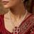 gold plated pearl necklace set