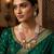 gold plated kundan hexagon necklace set