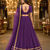 Wine Georgette Lehenga Choli with Dupatta | Navratri Garba & Dandiya Outfit | Golden Lace Ethnic Festive Wear