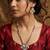 kundan long necklace set