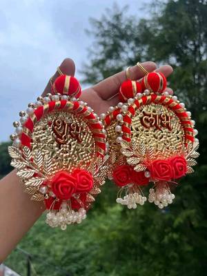 handmade multicolor hangingtraditional wall hanging decorative latkan hanging decorations (pack of 2) 3