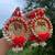 handmade multicolor hangingtraditional wall hanging decorative latkan hanging decorations (pack of 2)