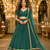 Womens Green Georgette Lehenga Choli with Dupatta Navratri Garba and Dandiya Outfit Golden Lace Ethnic Festive Wear