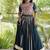 Reyon Gamthi Mirror Work Lehenga Choli Gota Patti Lace Double Ghera 5M Flair Gujarati Navratri Garba Wear 