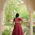 Reyon Gamthi Mirror Work Lehenga Choli Gota Patti Lace Double Ghera 5M Flair Gujarati Navratri Garba Wear