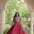 Reyon Gamthi Mirror Work Lehenga Choli Gota Patti Lace Double Ghera 5M Flair Gujarati Navratri Garba Wear