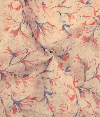 pink shimmer handloom cotton blend saree tonal floral print (t sfhcs325) 4