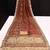 brown beige shimmer handloom cotton blend saree peacock border print (t sfhcs323)