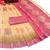 beige multicolor shimmer handloom cotton blend saree with floral print (t sfhcs322)
