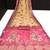 beige multicolor shimmer handloom cotton blend saree with floral print (t sfhcs322)