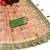 beige shimmer handloom cotton blend saree tonal floral print (t sfhcs319)