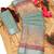 multicolor shimmer handloom cotton blend digital print saree