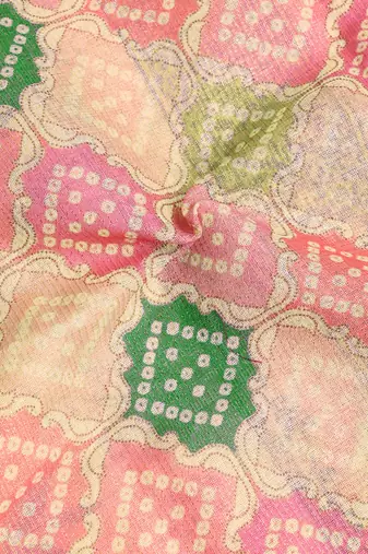 beige shimmer handloom cotton blend saree tonal floral print (t sfhcs319)