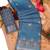 teal shimmer handloom cotton blend saree tonal watercolor print