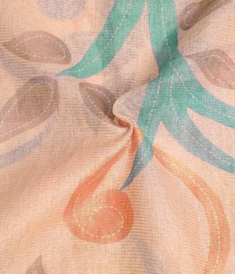 sea green multicolor shimmer handloom cotton blend digital print saree (t sfhcs315) 4