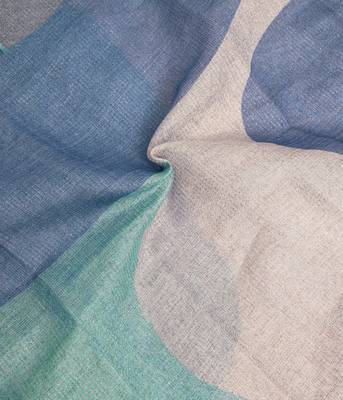 multicolor shimmer handloom cotton blend digital print saree 4