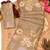 brown multicolor shimmer handloom cotton blend digital print saree