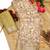 olive beige shimmer handloom cotton blend saree with floral print (t sfhcs308)